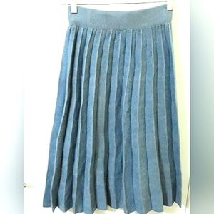 NWOT Soft Knit Pleated Skirt